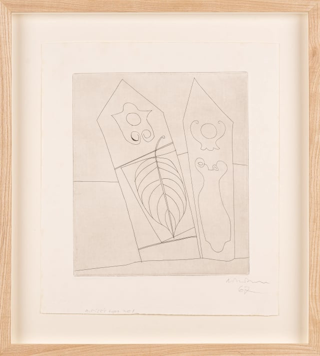 Ben Nicholson, Turkish Forms with Leaf, 1967 (£POA)