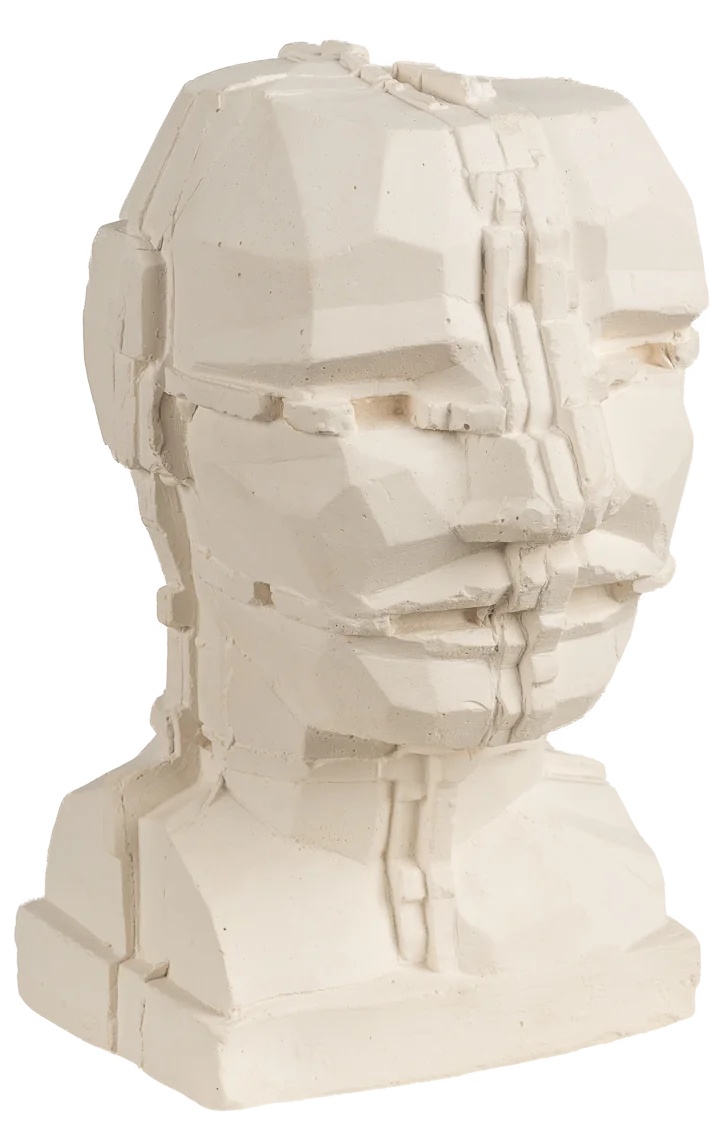 Eduardo Paolozzi, 'Vulcan' Plaster Head (Part of 'Two Plaster Heads', £2950)