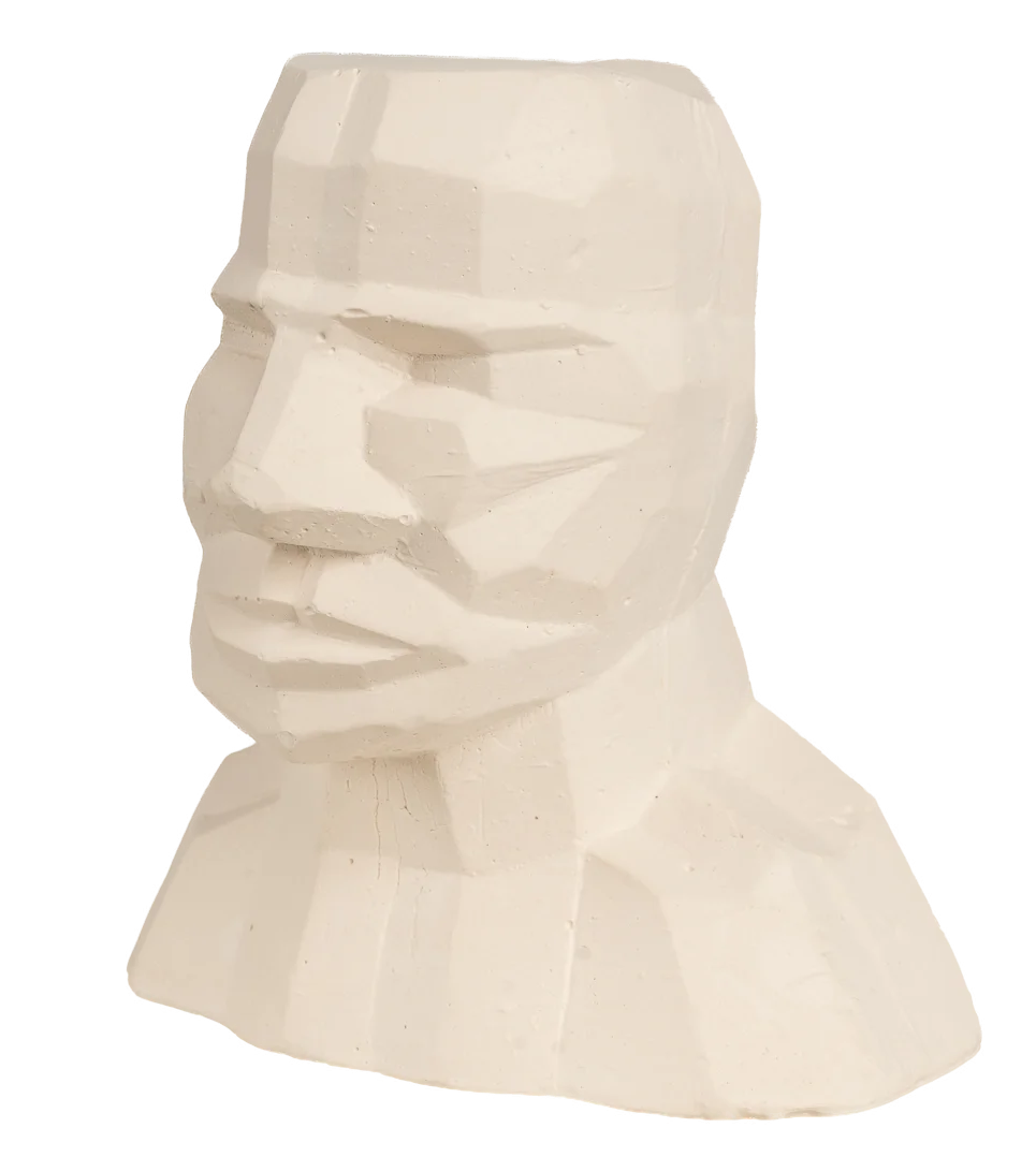 Two Plaster Heads