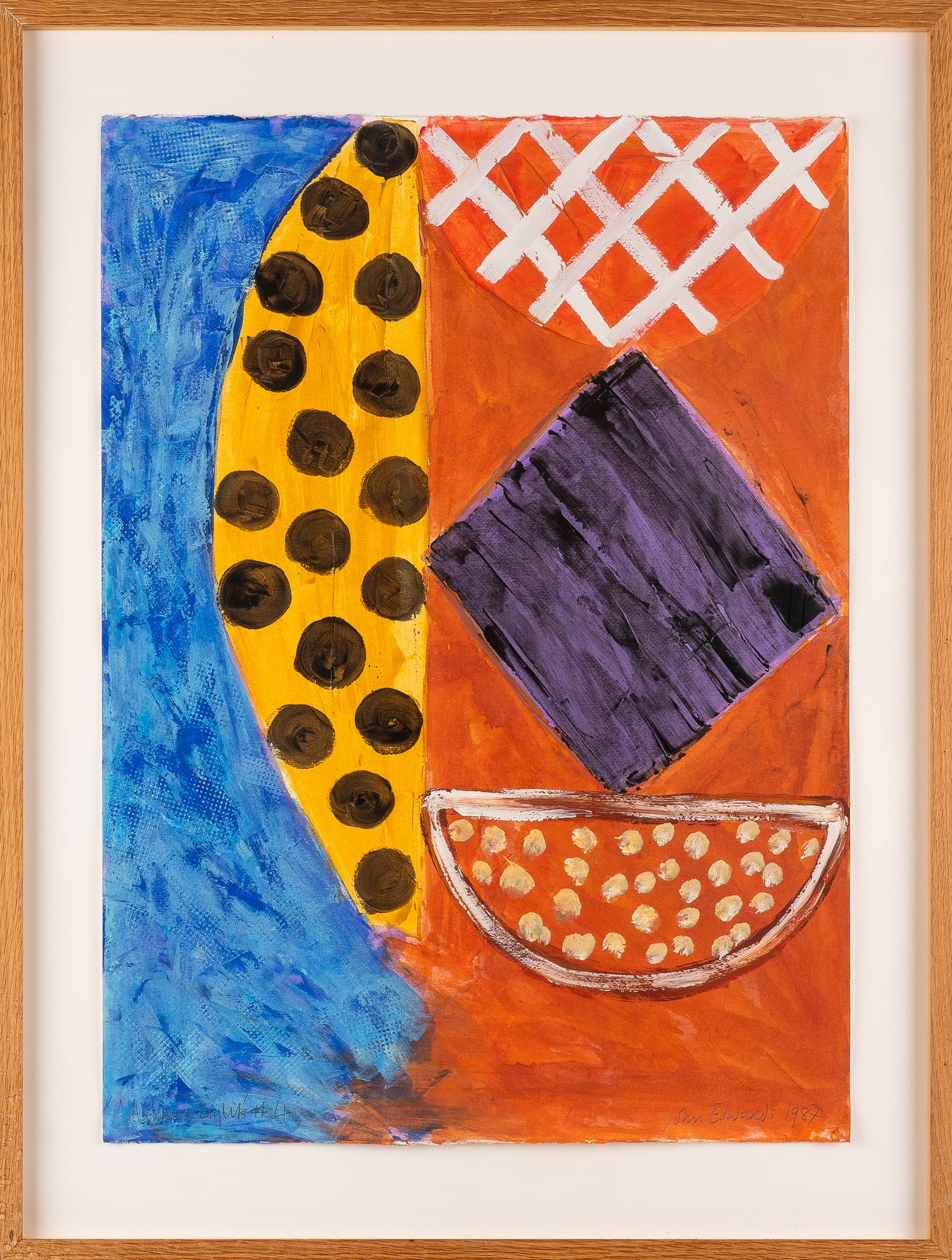 John Edwards, Harbour Lights 4, 1987 (£1500)